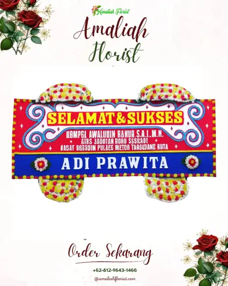 Papan Bunga Ucapan Selamat Pematang Kasih